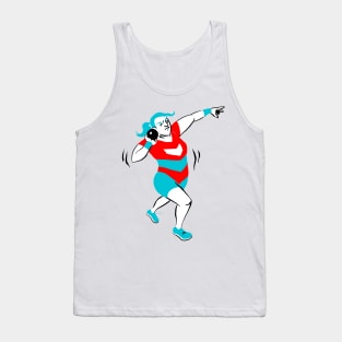 Female Shot Putter Tank Top